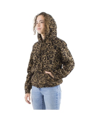 Geaca neagra Jacquart Print Cashmere - Img 4