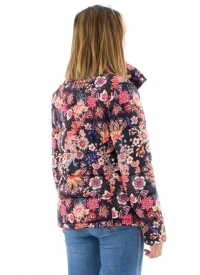 Jacheta matlasata cu print floral - Img 5