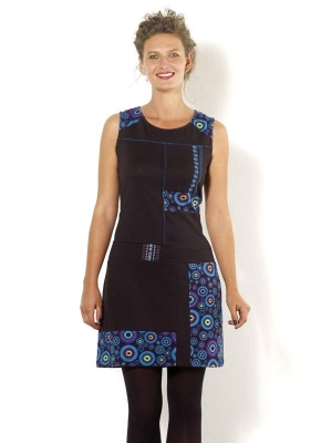 Rochie colorata din tricot fin - Img 1