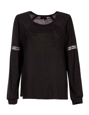 Bluza neagra chic tricotata - Img 1