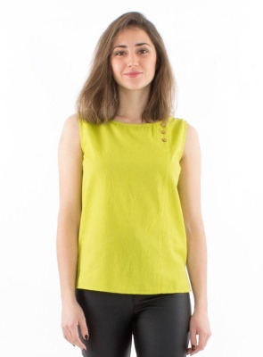 Bluza nuanta lime fara maneci - Img 2