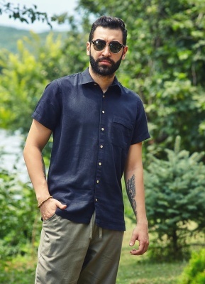 Camasa neagra unisex - Img 2