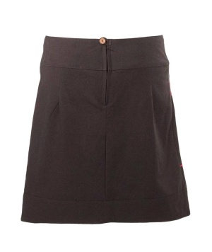 Fusta etnica neagra cu broderii - Img 2
