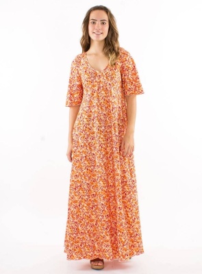Rochie Boema evazata print Dore - Img 3