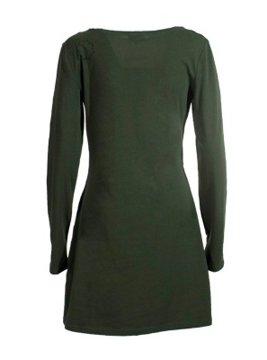 Rochie etnica kaki baba-cool - Img 2