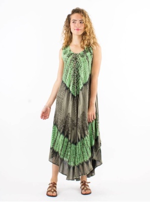 Rochie lunga de vara Baba Cool nuanta menta - Img 3