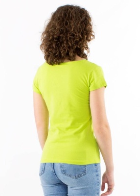 Tricou bumbac nuanta lime - Img 3