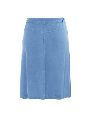 Fusta denim vintage cu nasturi - Img 3