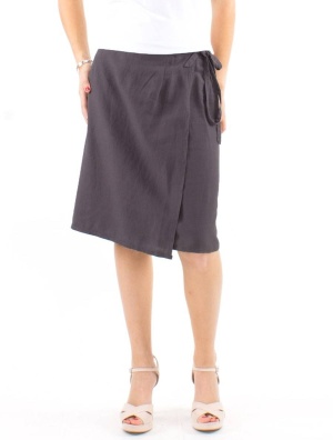 Fusta midi croi wrap - Img 3
