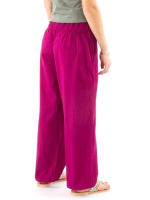 Pantaloni bumbac nuanta fuchsia - Img 2