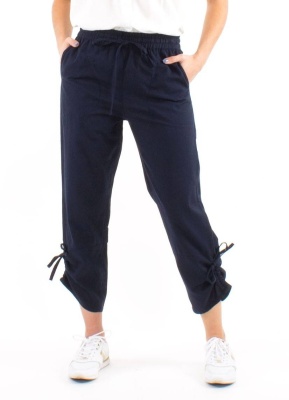 Pantaloni marine croi drept - Img 1