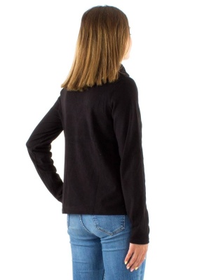 Pulover negru polar cu guler - Img 2