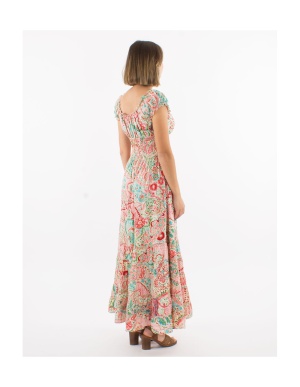 Rochie Bohemian Zaari nuanță rose - Img 3