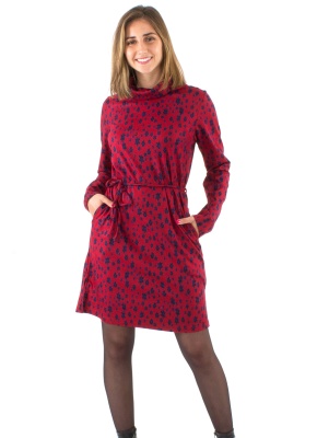 Rochie etnic-chic cu maneca lunga