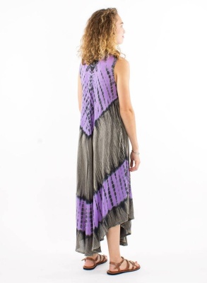 Rochie lunga de vara Baba Cool nuanta Lila - Img 3