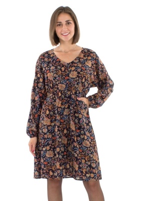 Rochie marine cu imprimeu "nuit" - Img 2