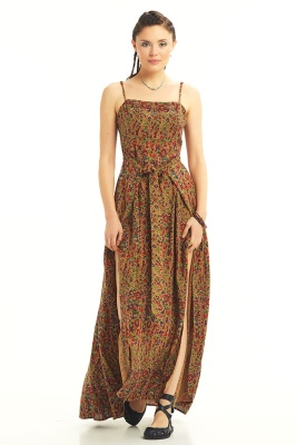 Rochie Maxi Wrap cu imprimeu floral - Img 2