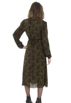 Rochie midi wrap imprimeu "forest" - Img 2