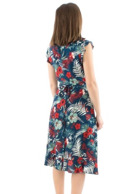 Rochie wrap nuanta marine - Img 2