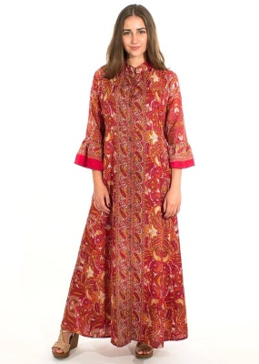 Rochie japoneza cu guler Mao - Img 1