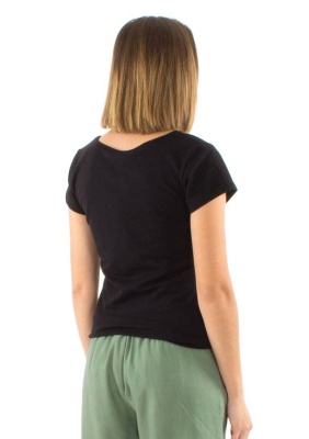 Tricou negru bumbac - Img 3