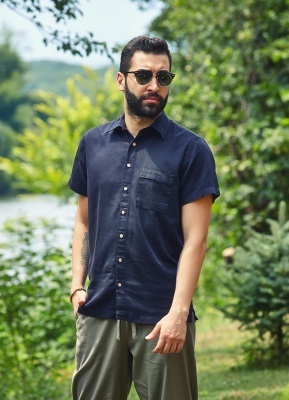 Camasa neagra unisex - Img 3