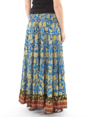 Fusta/Rochie marine print hibiscus - Img 2
