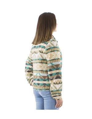 Jacheta bumbac cu print Aztec - Img 3