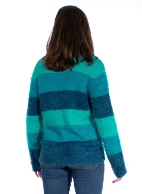 Pulover blue tricot in dungi - Img 2