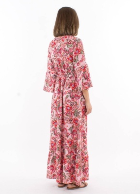 Rochie boema nuanta somon - Img 2