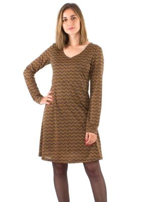 Rochie evazata cu modele etnice - Img 3