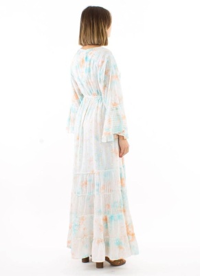 Rochie lunga Boho Chic din voal de bumbac - Img 4