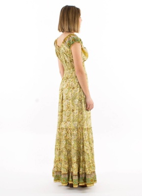 Rochie lunga boho print Paisley - Img 3