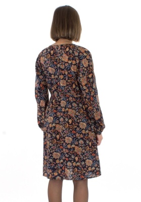 Rochie marine cu imprimeu "nuit" - Img 3