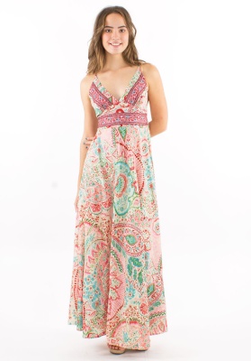 Rochie Pastel Rose Print Zaari - Img 1