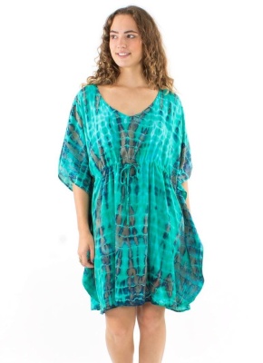 Tunica Boho Chic Free Size Model Tie Dye - Img 2