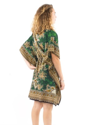 Tunica caftan petrol stil poncho - Img 3