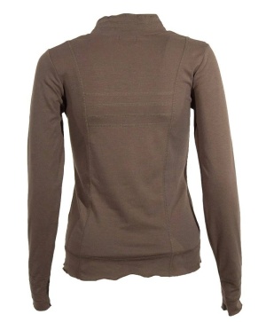 Bluza kaki cu guler inalt - Img 3