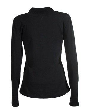 Bluza neagra cu model oriental - Img 3