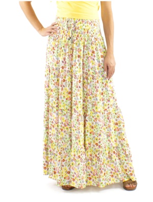 Fusta lungă Boemă Free Size Pretty print - Img 1