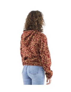 Geaca bordeaux Jacquart Print Cashmere - Img 2