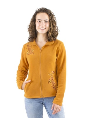Jacheta Boho Chic nuanta mustar - Img 1