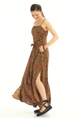 Rochie Maxi Wrap cu imprimeu floral - Img 3