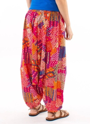 Salvari fuchsia 3 in 1 print etnic - Img 3