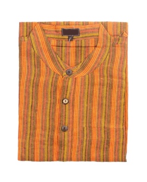 Camasa orange bbc dungi nepaleze - Img 1