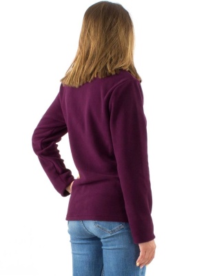 Hanorac stil jacheta purple polar - Img 4