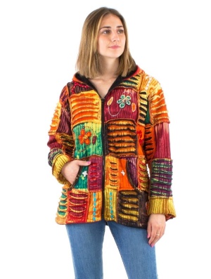 Jacheta baba-cool patchwork Tie Dye - Img 1