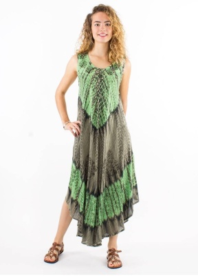 Rochie lunga de vara Baba Cool nuanta menta - Img 1