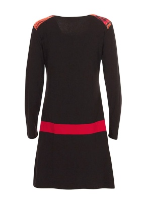 Rochie neagra tricot bumbac - Img 3