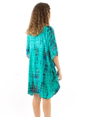 Tunica Boho Chic Free Size Model Tie Dye - Img 3